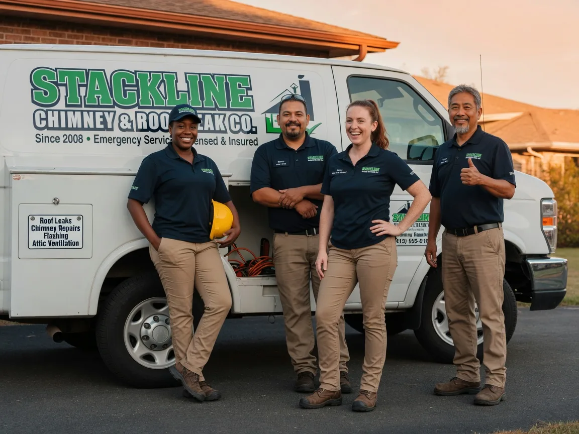 Chimney flashing repair company in Reidville, SC